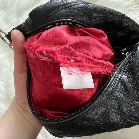 The Sak Pink Label Quilted Chain Strap Shoulder Purse in Black - Picture 7 of 7